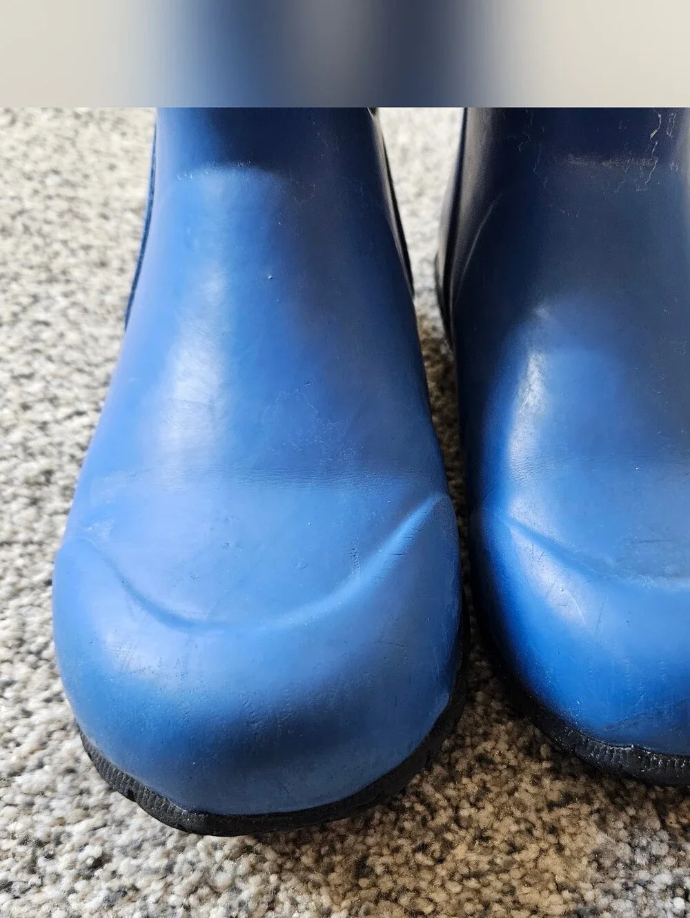 Kids Blue Bog Spooky Patterned Waterproof Rain Boots